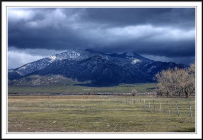 Clouds over Taos Mountains