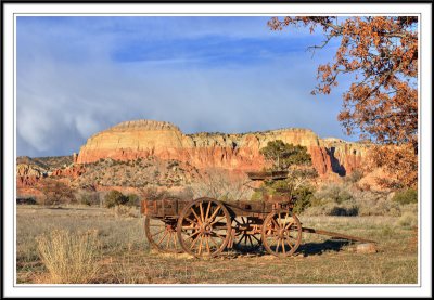 Wagon in Ghost Ranch
