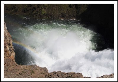 Rainbow at the Brink of Upper Fall