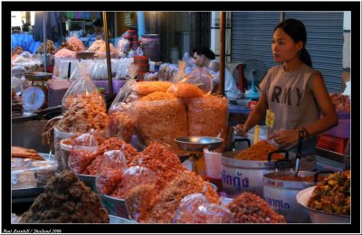 Dried seafood, Hua Hin.