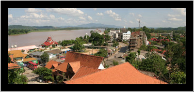 View over Mekong river and Sop Ruak