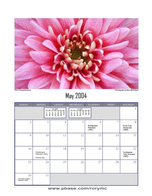 Calendar Sample - May