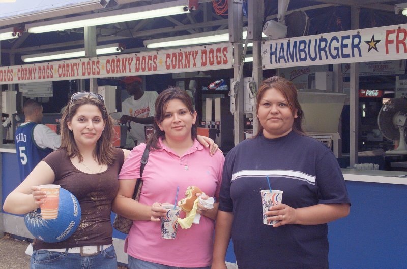 Enjoying State Fair Food