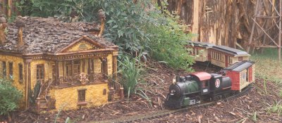 Doodle Bug in the outdoor Railroad