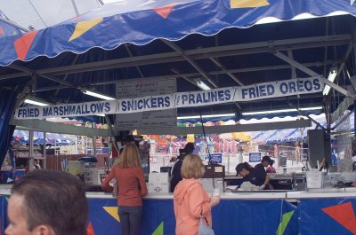 Fried Prailines, Oreos, Snickers, & Marshmellows