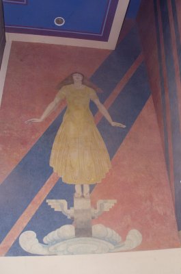 Automobile Building Fresco