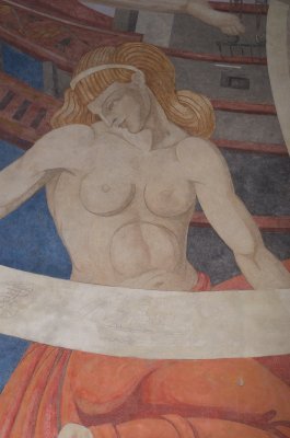 Automobile Building Fresco