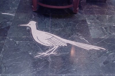 Texas Hall of State -Roadrunner Mosaic