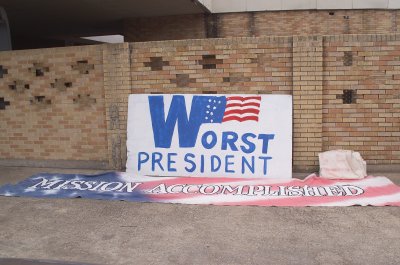 Protestors Creating Signs in Preperation for Nov 6th Rally in Dallas