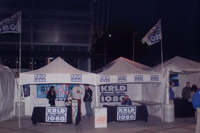 KRLD 1080 am Live Broadcast in the Right Tent