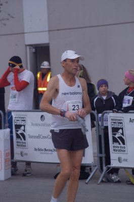 Dick Beardsley Who Won the Masters Level Male of the Dallas White Rock Marathon 2006