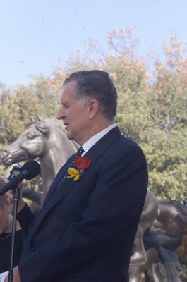 Previous NFL Commissioner  Paul Tagliabue  at the Services for Lamar Hunt