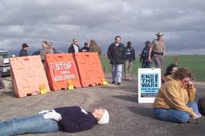 Dec 28, 2006 National Security Council Protest Outside of the Western Whitehouse in Crawford Texas