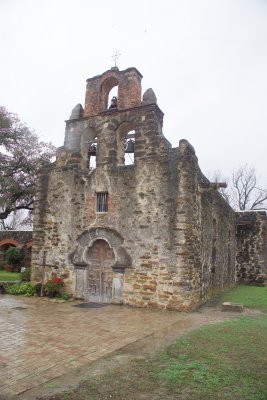 Spanish Missions along the San Antonio River that end with the Alamo in San Antonio