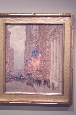 Childe Hassam, Flags on the Waldorf  1916