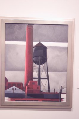 Charles Demuth, Chimney and Water Tower 1931