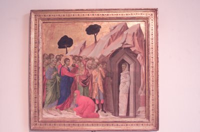 Duccio Di Buoninsegna, The Raising of Lazarus 1310-11