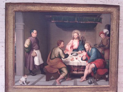 Jacopo Bassano (Jacopo dal Ponte), The Supper at Emmaus c. 1538
