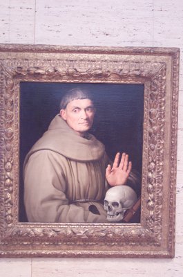 Jacopo Bassano (Jacopo dal Ponte),Portrait of a Franciscan Friar c. 1540-42
