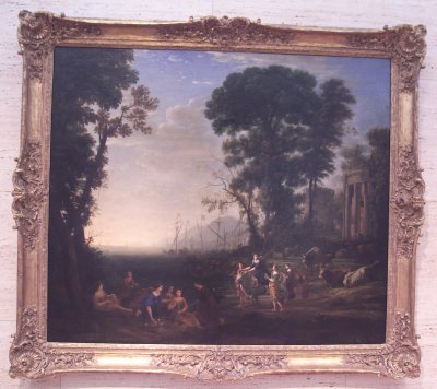 Claude Lorrain, Coast Scene with Europa and the Bull 1634