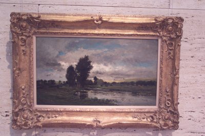 Charles-Francois Daubigny  French River Scene 1871