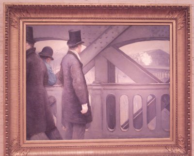 Goustave Caillebotte  On the Pont de l' Europe  1876