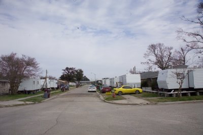 Everybody living in trailers but 18 months will soon be up and FEMA will be taking them back