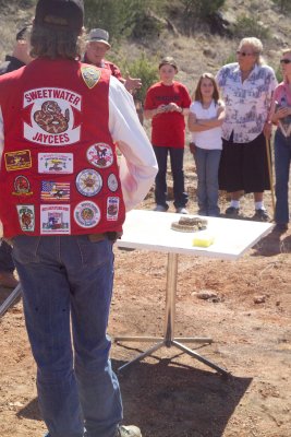 The Jaycees made sure that the people stayed a safe distance away from the Rattlesnakes