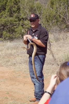 Taking the snake over for another photographer from the UK to get some closeup shots