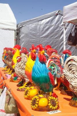 Colorful Cocks