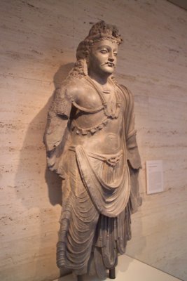 Standing Bodhisattva,2nd-3rd Century AD, Pakistan, Kushan period