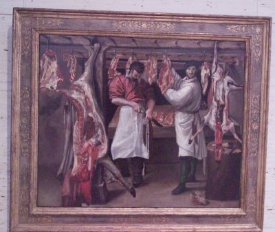Annibale Carracci, The Butcher's Shop early 1580's