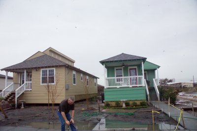 The elderly lady who moved into the Brown house had lived around the corner