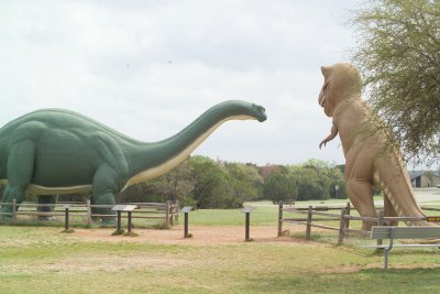 Even though Tyrannosaurus Rex never did live in Texas