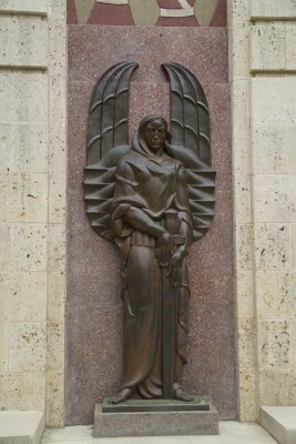 1936 Monument Erected for the Tomb of the Black Bean Lottery Texans Killed by Santa Anna's Troops