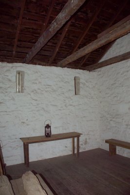 Prison Room, notice bars in windows