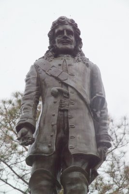 Statue Near French Explorers LeSalles Murder Location
