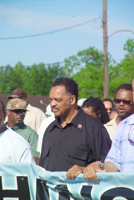 Jesse Jackson in the Lower 9th Ward