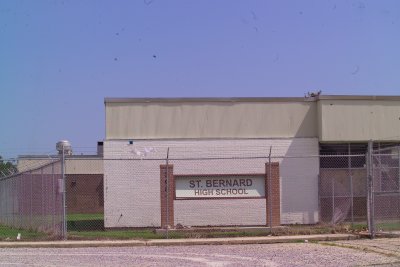 St Bernard high School-just starting to gut the buildings