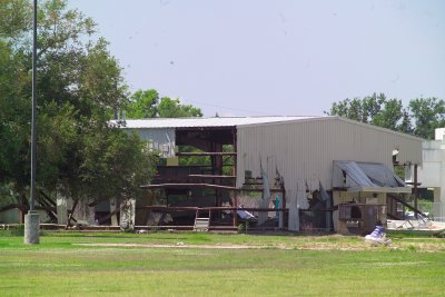 Gym of High School devestated