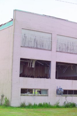Water was into the top floor from the Storm Surge