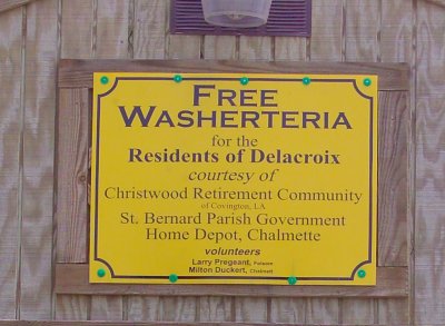 Free Washateria for the Locals