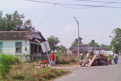 So Contrary to FEMA's saying last year that all the homes have been gutted they have not