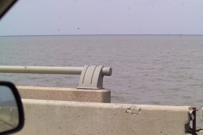 Large Parts of the Western Bound Lanes of I-10 Had the Railing System Blown Off