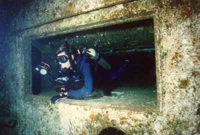 Craig on Hilma Hooker wreck