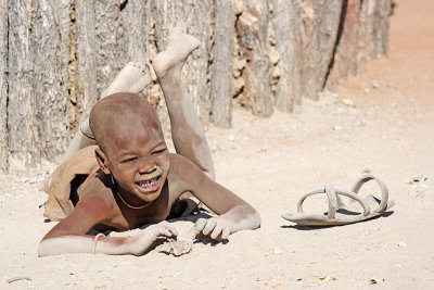 Boy with Sandal