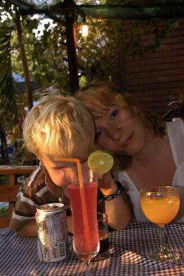 Wife and kid (Oliver)
