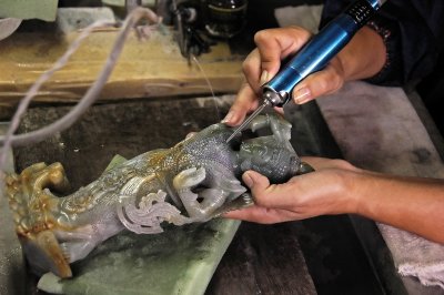 Manufacturing of Jade Buddha