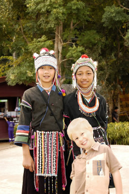 Two kids from an Ethnic Tribe