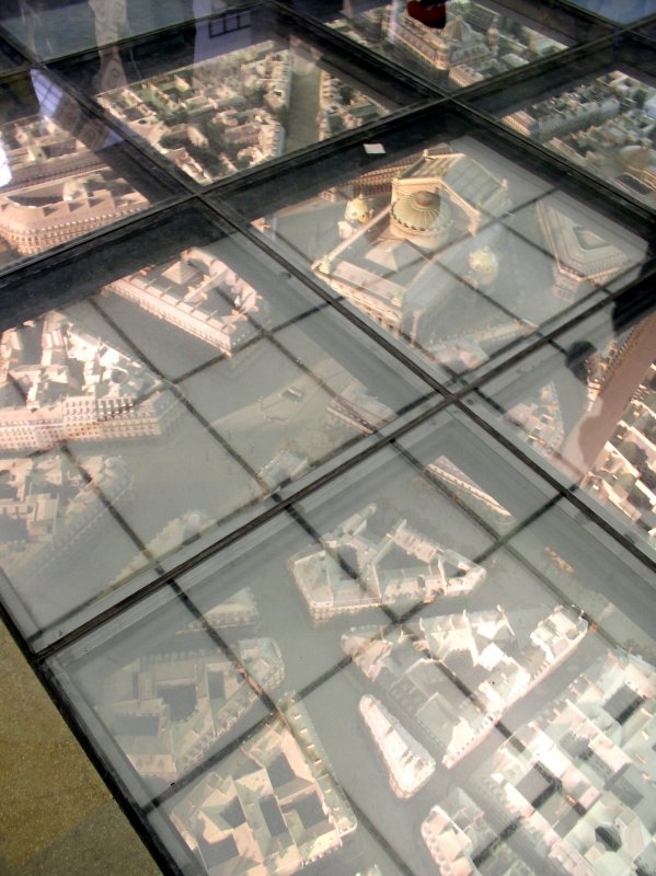 Overhead model view of opera area.
